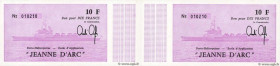 Country : FRANCE regionalism and miscellaneous 
Face Value : 10 Francs  
Date : (1980-1981) 
Period/Province/Bank : Navires Militaires 
Catalogue refe...