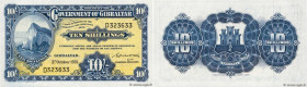 Country : GIBRALTAR 
Face Value : 10 Shillings  
Date : 03 octobre 1958 
Period/Province/Bank : Government of Gibraltar 
Catalogue reference : P.17 
A...