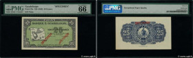 Country : GUADELOUPE 
Face Value : 25 Francs Spécimen 
Date : (1944) 
Period/Province/Bank : Banque de la Guadeloupe 
Catalogue reference : P.22s 
Add...