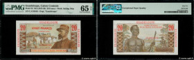 Country : GUADELOUPE 
Face Value : 20 Francs Émile Gentil  
Date : (1946) 
Period/Province/Bank : Caisse Centrale de la France d'Outre-Mer 
Catalogue ...