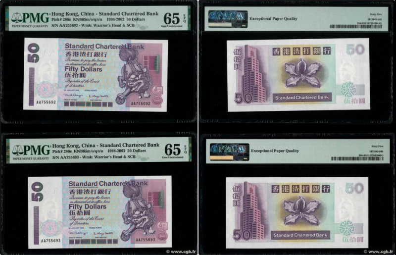 Country : HONG KONG 
Face Value : 50 Dollars Consécutifs 
Date : 01 janvier 1999...