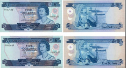 Country : SOLOMON ISLANDS 
Face Value : 5 Dollars Petit numéro 
Date : (1977) 
Period/Province/Bank : Solomon Islands 
Catalogue reference : P.6a 
Alp...