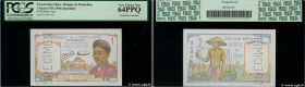 Country : FRENCH INDOCHINA 
Face Value : 1 Piastre Spécimen 
Date : (1946) 
Period/Province/Bank : Banque de l'Indochine 
Catalogue reference : P.54cs...