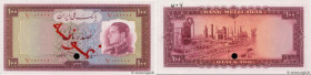 Country : IRAN 
Face Value : 100 Rials Spécimen 
Date : 1954 
Period/Province/Bank : Bank Melli Iran 
Catalogue reference : P.67s 
Alphabet - signatur...