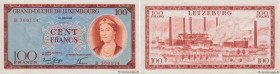 Country : LUXEMBOURG 
Face Value : 100 Francs  
Date : 15 juin 1956 
Period/Province/Bank : Grand-Duché de Luxembourg 
Catalogue reference : P.50a 
Al...