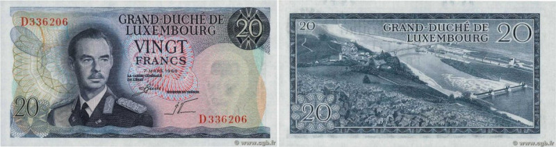 Country : LUXEMBOURG 
Face Value : 20 Francs  
Date : 07 mars 1966 
Period/Provi...
