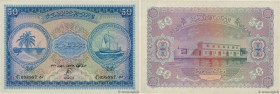 Country : MALDIVE ISLANDS 
Face Value : 50 Rupees  
Date : 04 juin 1960 
Period/Province/Bank : Maldivian State, Government Treasurer 
Catalogue refer...