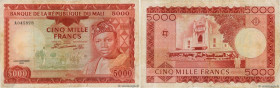 Country : MALI 
Face Value : 5000 Francs  
Date : 22 septembre 1960 
Period/Province/Bank : Banque de la République du Mali 
Catalogue reference : P.1...