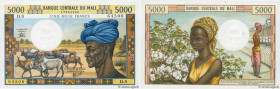 Country : MALI 
Face Value : 5000 Francs  
Date : (1984) 
Period/Province/Bank : Banque Centrale du Mali 
Catalogue reference : P.14e 
Additional refe...