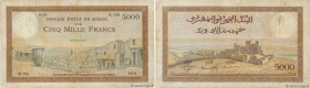Country : MOROCCO 
Face Value : 5000 Francs  
Date : 06 septembre 1949 
Period/Province/Bank : Banque d'État du Maroc 
Catalogue reference : P.23c 
Ad...