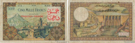 Country : MOROCCO 
Face Value : 50 Dirhams sur 5000 Francs  
Date : 23 juillet 1953 
Period/Province/Bank : Banque d'État du Maroc 
Catalogue referenc...
