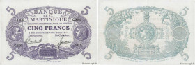 Country : MARTINIQUE 
Face Value : 5 Francs Cabasson violet  
Date : (1945/47) 
Period/Province/Bank : Banque de la Martinique 
Catalogue reference : ...