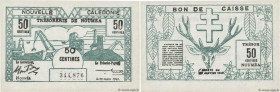 Country : NEW CALEDONIA 
Face Value : 50 Centimes  
Date : 29 mars 1943 
Period/Province/Bank : Trésorerie de Nouméa 
Catalogue reference : P.54 
Addi...