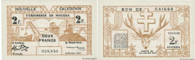 Country : NEW CALEDONIA 
Face Value : 2 Francs  
Date : 29 mars 1943 
Period/Province/Bank : Trésorerie de Nouméa 
Catalogue reference : P.56b 
Additi...