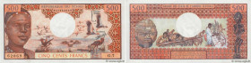 Country : CHAD 
Face Value : 500 Francs  
Date : (1974) 
Period/Province/Bank : Banque des États de l'Afrique Centrale 
Catalogue reference : P.2a 
Al...