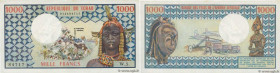 Country : CHAD 
Face Value : 1000 Francs  
Date : (1973) 
Period/Province/Bank : Banque des États de l'Afrique Centrale 
Catalogue reference : P.2a et...