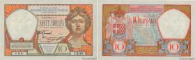 Country : YUGOSLAVIA 
Face Value : 10 Dinara  
Date : 26 mai 1926 
Period/Province/Bank : Banque Nationale du Royaume des Serbes, Croates et Slovènes ...