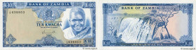 Country : ZAMBIA 
Face Value : 10 Kwacha  
Date : (1976) 
Period/Province/Bank : Bank of Zambia 
Catalogue reference : P.22a 
Alphabet - signatures - ...