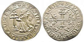 Orient Latin
Ordre des chevaliers hospitaliers ou ordre souverain de Saint-Jean de Jérusalem
Roger II des Pins 1355-1365
Gigliato, AG 3.90 g.
Ref : Me...