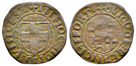 Orient Latin
Ordre des chevaliers hospitaliers ou ordre souverain de Saint-Jean de Jérusalem
Guy de Blanchefort 1512-1513
Jeton, ND, Mi 1.17 g.
Avers ...