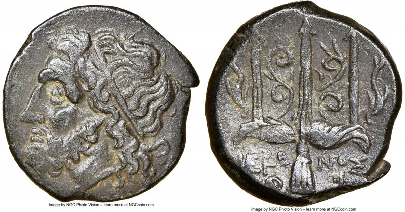 SICILY. Syracuse. Hieron II (ca. 275-215 BC). AE litra (19mm, 5h). NGC Choice VF...