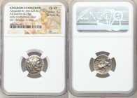 MACEDONIAN KINGDOM. Alexander III the Great (336-323 BC). AR drachm (17mm, 4.23 gm, 1h). NGC Choice VF 5/5 - 4/5. Early posthumous issue of Sardes, un...