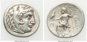 MACEDONIAN KINGDOM. Alexander III the Great (336-323 BC). AR drachm (17mm, 4.27 gm, 11h). VF. Posthumous issue of Miletus, ca. 300-295 BC. Head of Her...