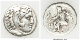 MACEDONIAN KINGDOM. Alexander III the Great (336-323 BC). AR drachm (15mm, 4.16 gm, 12h). Choice Fine. Lifetime issue of Sardes, ca. 334-323 BC. Head ...