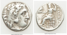 MACEDONIAN KINGDOM. Alexander III the Great (336-323 BC). AR drachm (17mm, 4.15 gm, 12h). Choice Fine. Early posthumous issue of Colophon, ca. 310-301...