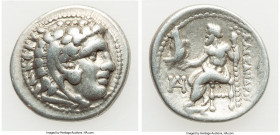 MACEDONIAN KINGDOM. Alexander III the Great (336-323 BC). AR drachm (18mm, 4.16 gm, 12h). VF. Lifetime issue of Miletus, ca. 325-323 BC. Head of Herac...