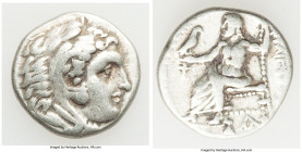 MACEDONIAN KINGDOM. Philip III Arrhidaeus (323-317 BC). AR drachm (17mm, 4.20 gm, 1h). Choice Fine. Sardes, 323-319 BC. Head of Heracles to right, wea...