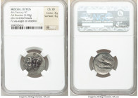MOESIA. Istrus. Ca. 400-350 BC. AR drachm (21mm, 5.20 gm, 1h). NGC Choice XF 4/5 - 4/5. Two male heads side-by-side, the right inverted / IΣTPIH, sea ...