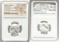 ATTICA. Athens. Ca. 440-404 BC. AR tetradrachm (25mm, 17.20 gm, 3h). NGC Choice AU 3/5 - 4/5. Mid-mass coinage issue. Head of Athena right, wearing cr...