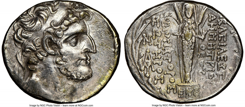 SELEUCID KINGDOM. Demetrius III Eucaerus (ca. 97-87 BC). AR tetradrachm (28mm, 1...