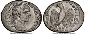 PHOENICIA. Ake-Ptolemais. Caracalla (AD 198-217). BI tetradrachm (29mm, 12.44 gm, 12h). NGC XF 4/5 - 4/5. ΑΥΤ•Κ•Μ•Α•ΑΝΤΩΝЄΙΝΟC CЄΒ•, laureate head of ...