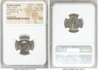 Otho (AD 69). AR denarius (19mm, 3.15 gm, 6h). NGC Fine 4/5 - 4/5. Rome, January-April AD 69. IMP OTHO CAESAR AVG TR P, bare, bewigged head of Otho ri...