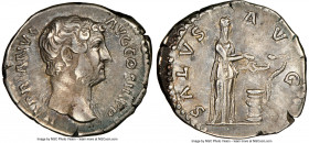 Hadrian (AD 117-138). AR denarius (18mm, 3.44 gm, 4h). NGC Choice VF 5/5 - 5/5. Rome, AD 133-ca. AD 135. HADRIANVS-AVG COS III P P, laureate head of H...