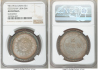 Szechuan. Republic Dollar Year 1 (1912) AU Details (Cleaned) NGC, KM-Y456, L&M-366. Smoky-gray center with deeper target toning at edges. 

HID09801...
