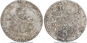 Saxony. August I Taler 1575-HB AU50 NGC, Dresden mint, KM-MB208, Dav-9798. 

HID09801242017

© 2020 Heritage Auctions | All Rights Reserved