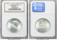 Schaumburg-Lippe. Albrecht Georg 3 Mark 1911-A MS65 NGC, Berlin mint, KM55. Death of Prince Georg commemorative. 

HID09801242017

© 2020 Heritage...