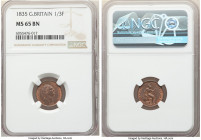 William IV 1/3 Farthing 1835 MS65 Brown NGC, KM721, S-3850. 

HID09801242017

© 2020 Heritage Auctions | All Rights Reserved
