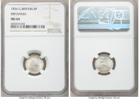 William IV 4 Pence 1836 MS64 NGC, KM723. Lustrous white surface with tan tone. 

HID09801242017

© 2020 Heritage Auctions | All Rights Reserved