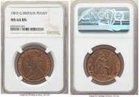 Victoria Penny 1863 MS64 Brown NGC, KM749.2, S-3954. 

HID09801242017

© 2020 Heritage Auctions | All Rights Reserved