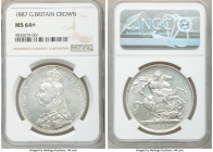 Victoria Crown 1887 MS64+ NGC, KM765, S-3921. Quality strike without tone and Prooflike fields. 

HID09801242017

© 2020 Heritage Auctions | All R...