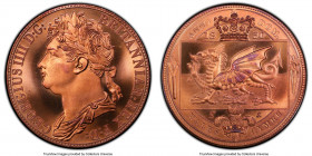 George IV copper INA Retro Fantasy Issue "Wales" Crown 1830-Dated (2007) MS67 Red PCGS, KM-XM1a. 

HID09801242017

© 2020 Heritage Auctions | All ...