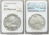 Anna Rouble 1733 AU55 NGC, Kadashevsky mint, KM192.2, Dav-1671. Shimmering luster without toning. 

HID09801242017

© 2020 Heritage Auctions | All...