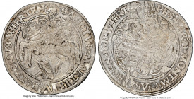 Horn. Philip of Montmorency Daalder ND (1540-1568) AU50 NGC, Dav-8679. St. Martin provides cloak for beggar, commonly referred to as a Bettlertaler (b...