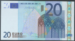 20 Euros. 1 de Enero de 2002. Firma Draghi. Serie L(Finlandia). (Edifil 2017: 488B). EBC+.