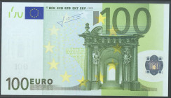 100 Euros. 1 de Enero de 2002. Firma Trichet. Serie S (Italia). (Edifil 2017: 490A). SC.