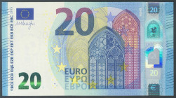 20 Euros. 25 de Noviembre de 2015. Firma Draghi. Serie SA (Italia). (Edifil 2017: 495). SC.